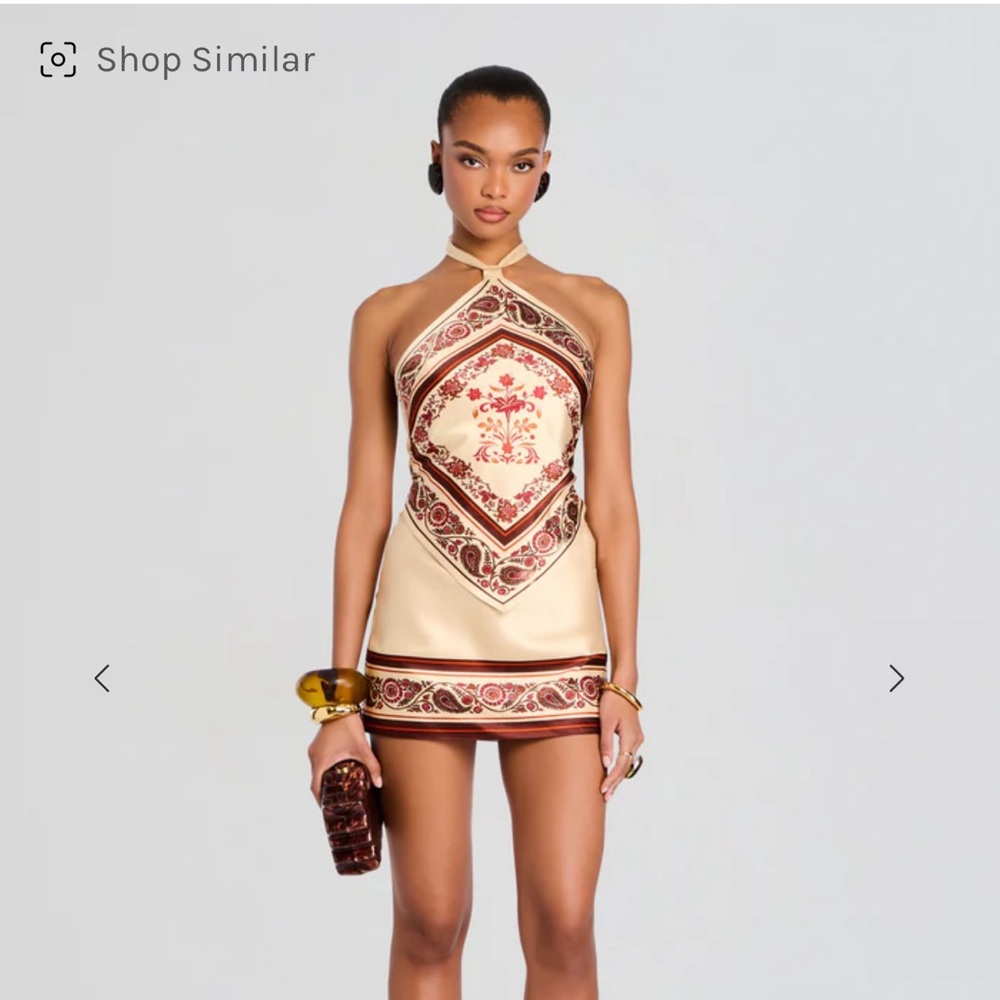 Retrofete Adelaide Silk Dress